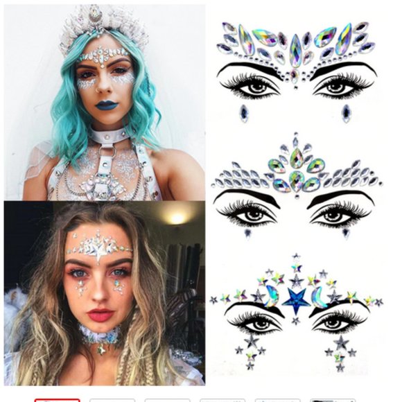 New Face Crystals Stickers Reusable. - Picture 16 of 16